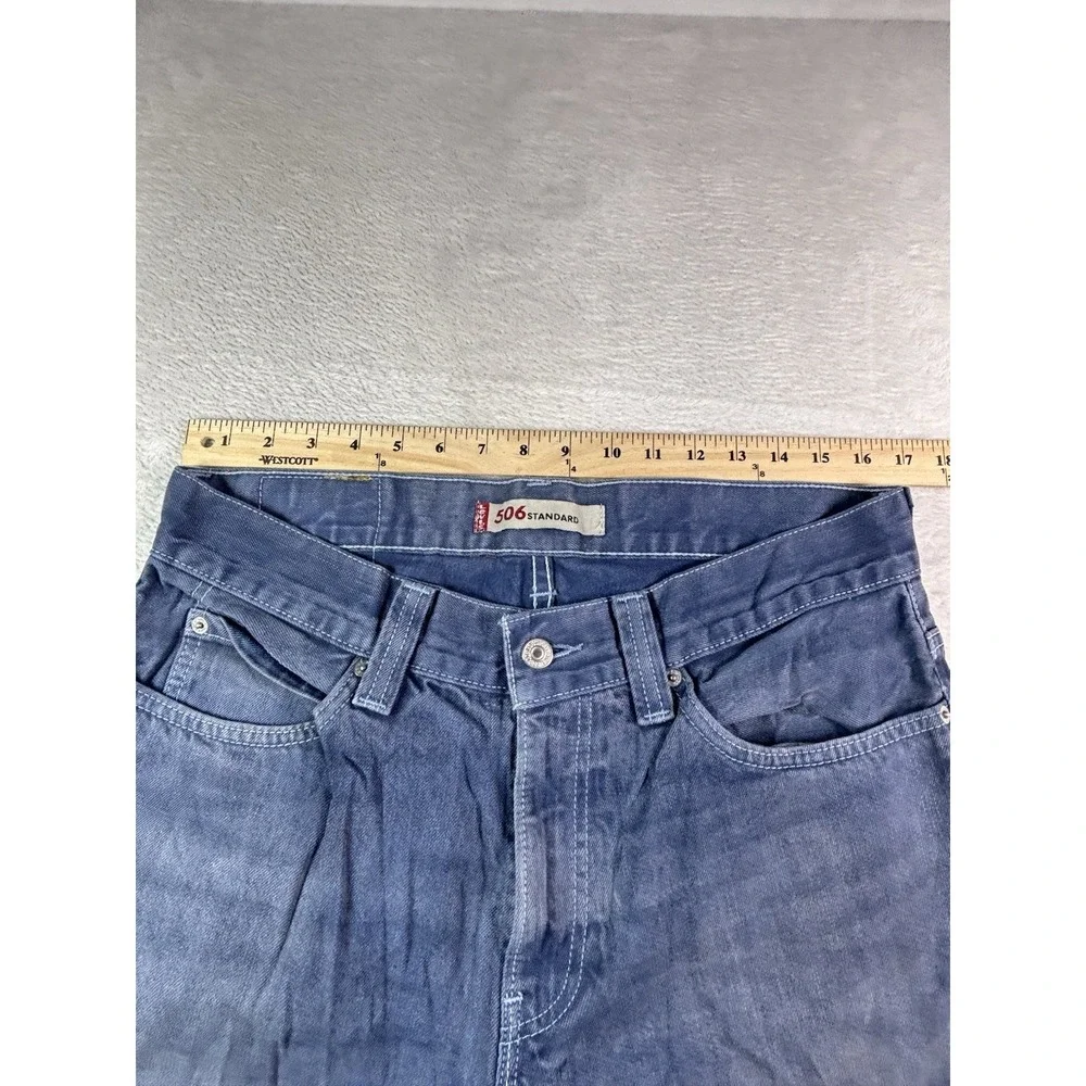 VINTAGE Levi's 506 Jeans Men's Standard Comfort Straight 34x34 Low Rise Denim